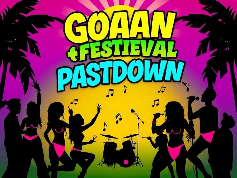 Goan Beatdown Party game cover featuring vibrant Goan music festival